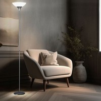 Led Decken Fluter Steh Leuchte Wohn Zimmer Beleuchtung Stand Lampe Titan-Farben