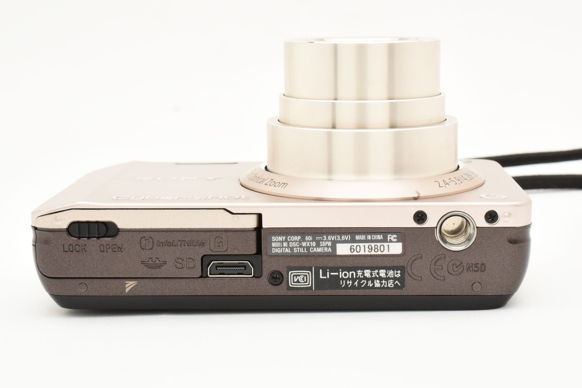 TOP MINT] SONY Cyber-shot DSC-WX10 Gold Camera Japanese Only From