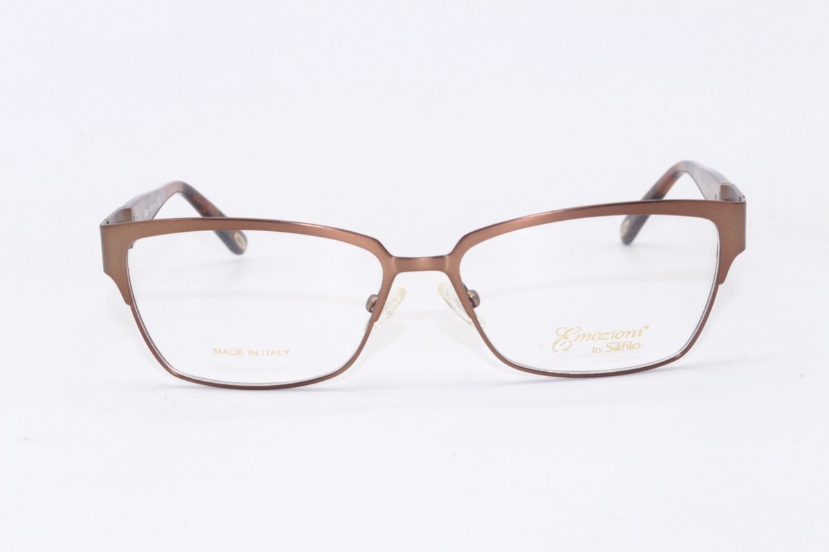 NEW SAFILO EMOZIONI EM 4357 DC7 GUNMETAL HAVANA AUTHENTIC  display picture 3