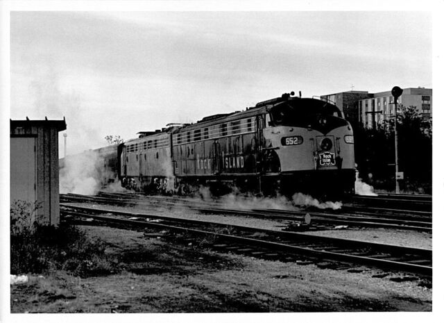 1969 Rock Island Train #652 Loco Engine Rail Road 5x7 Photo X2200S B | eBay
