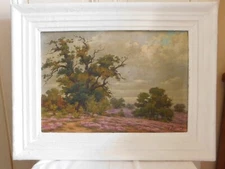 Benjamin SARRAILLON (1902-1989) "Lavender Fields" Oil On Panel