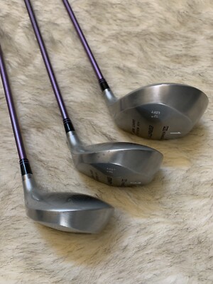 Lot of 3 Pro Kennex Lady Eternity Golf Driver Clubs 1 3 5 Right-handed
