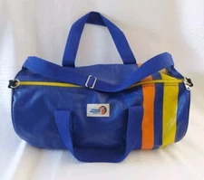 Vtg 70s/80s ATHALON Denver USA 18” Vinyl Waterproof Wet Gear Duffle Bag