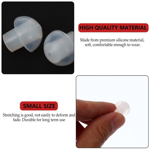 10 Pièces Écouteur Acoustique Embouts D'oreille En Silicone Écouteur 2 Voies - Zdjęcie 2 z 12