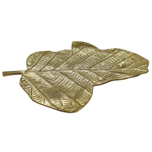 Handmade Decorative Gold Color Coated Aluminium Tray 7.08 x 4.72 x 0.74 Inch - Picture 4 of 9