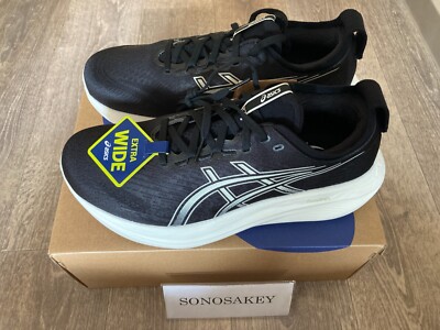 ASICS GEL-NIMBUS 27 EXTRA WIDE 1011B957 002 Black/Lake Grey New in