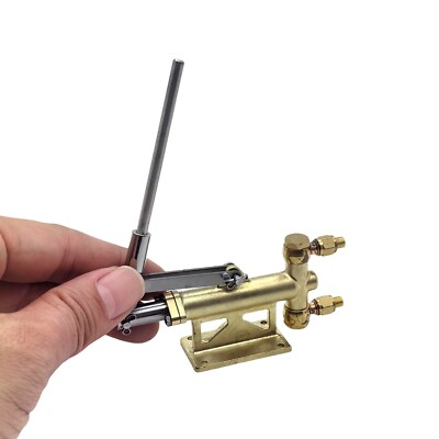 Microcosm M8B Live Steam Engine Boiler Hand Feed Pump - Brass & Stainless Steel