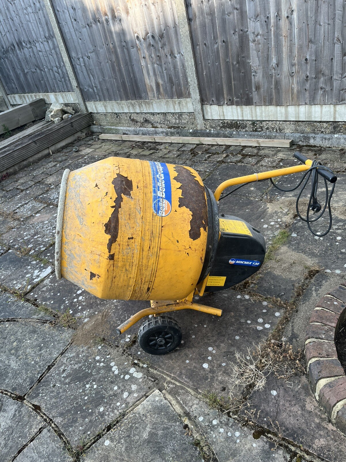 Belle Minimix 130 Electric Cement Mixer eBay