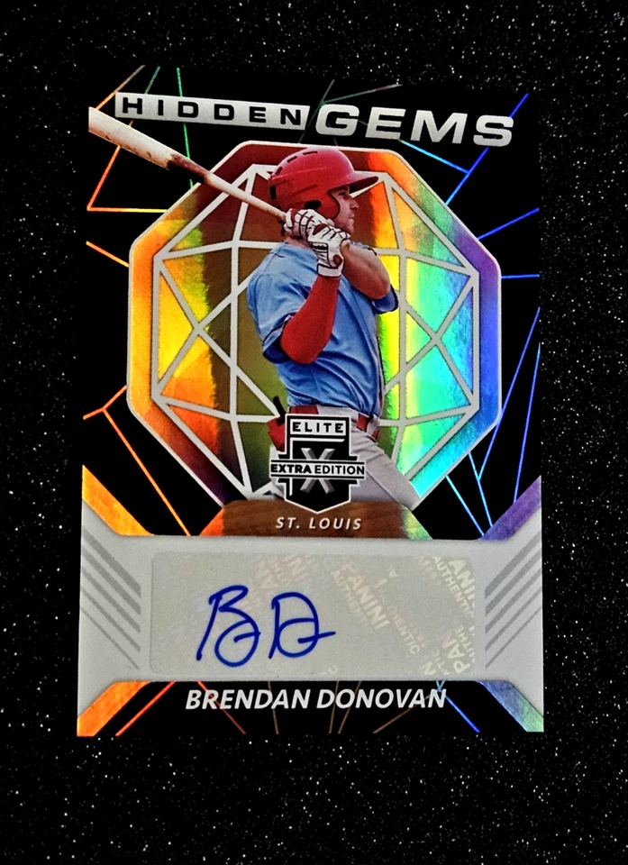 2021 Panini Elite Hidden Gems Black Brendan Donovan Rookie Auto #HG-BD MINT 💥💥 - Image 3 of 4