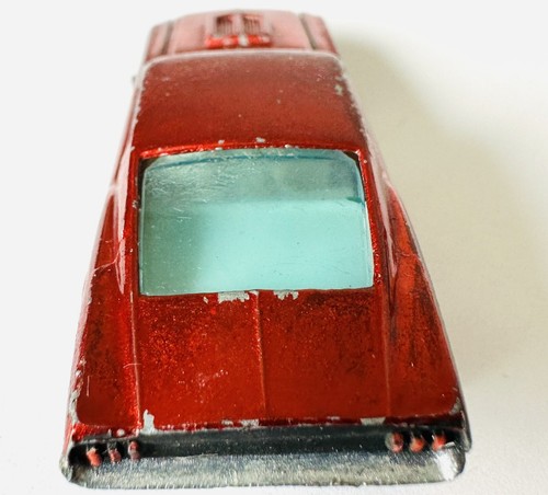 Hot Wheels Redline 1967 Custom Mustang HK Red w White Interior Original Ford - Picture 5 of 10