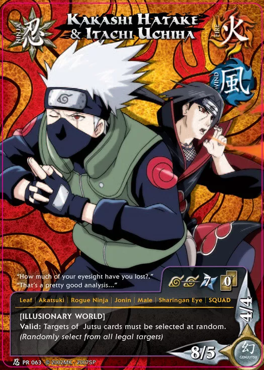 Kakashi Hatake & Iruka Umino - N-C012 - Rare - Unlimited Edition - Naruto  CCG Singles » Quest for Power - Goat Card Shop