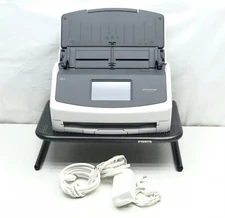 Fujitsu ScanSnap iX1500 Document Scanner -White/Gray W/ Power Supply & USB