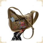 Women STYLISH Graffiti Bag Crossbody Shoulder Handbag Casual Fashion Pu Leather