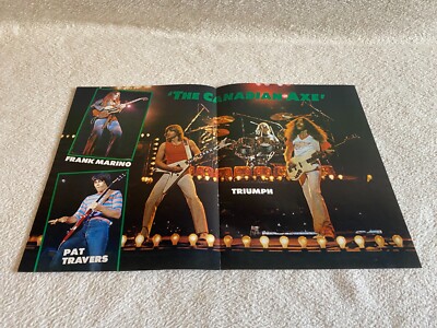 POST.18 MAGAZIN BILD/POSTER 11X16'' FRANK MARINO & PAT TRAVERS TRIUMPH