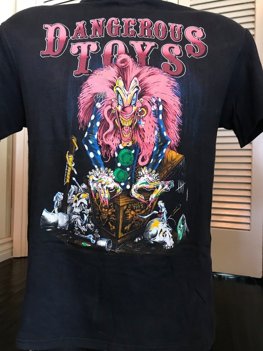Vintage 1989 Dangerous Toys Sportin A Woody Tour Shirt Size Medium