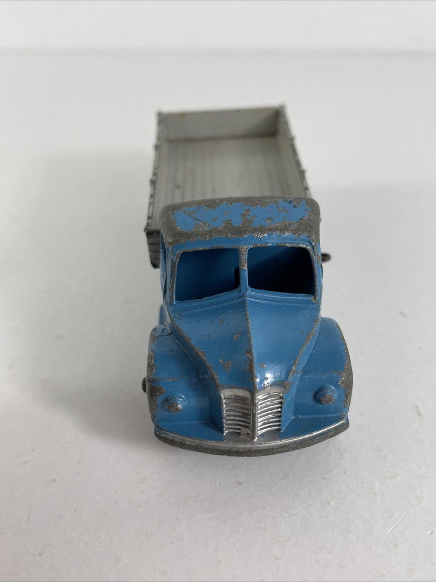 VINTAGE DINKY TOYS DODGE TIPPER TRUCK # 414 BLUE/GRAY MECCANO GT