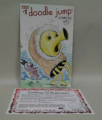 Doodle Jump Comics #1 (2014)Blank Cover Comic W Original Dave