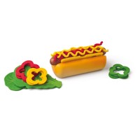 Kinder Holz Hot Dog Lebensmittelset SpielküChe Kaufmannsladen Spielzeug # 91174