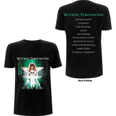 Within Temptation Mother Earth T-Shirt Black New