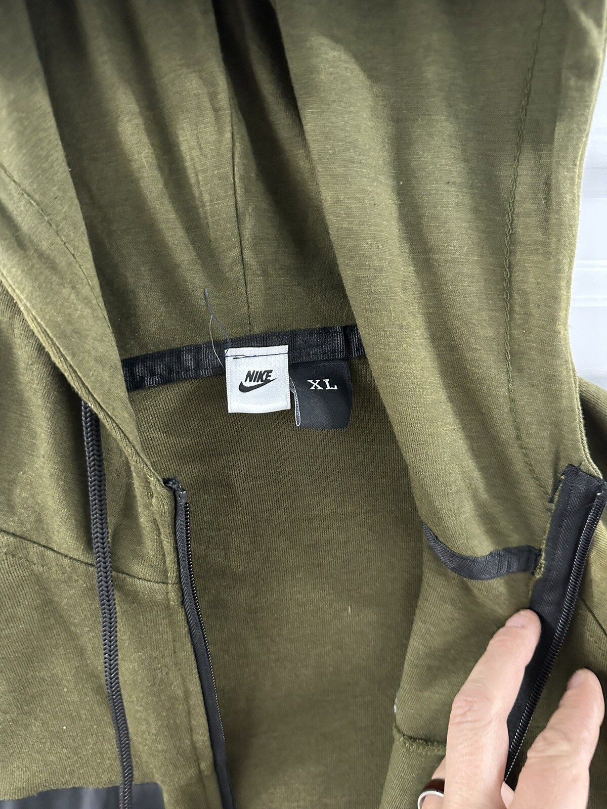 SALE Nike green jump suit fleece hoodie Sweater Nike Sweatpants eBay