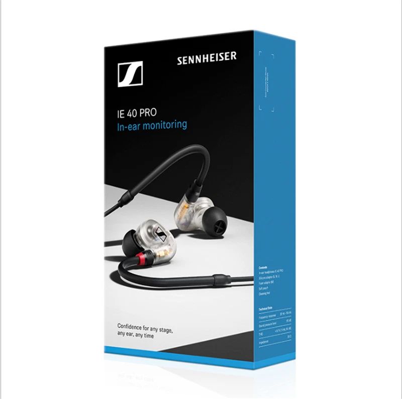 SENNHEISER IE 40 PRO In-Ear Dynamic Monitoring Headphones