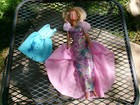VTG 1987 Hasbro Maxie Fashion Doll Girl Toy Pink Floral Dress w/ Blue Sleeveless — photo 1