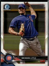 2018 Bowman Chrome Brendon Little Chicago Cubs #BCP233  3 Card Lot