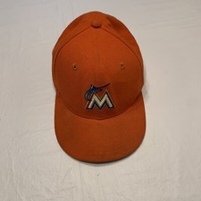 MLB Miami Marlins New Era 59Fifty Fitted Hat Cap Kids 6 1/2