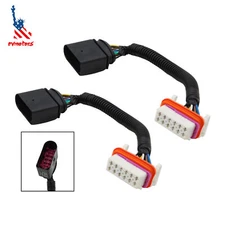2x For Volkswagen Touareg 2004-2006 Headlight Wiring Harness Adapters 7L6971071A
