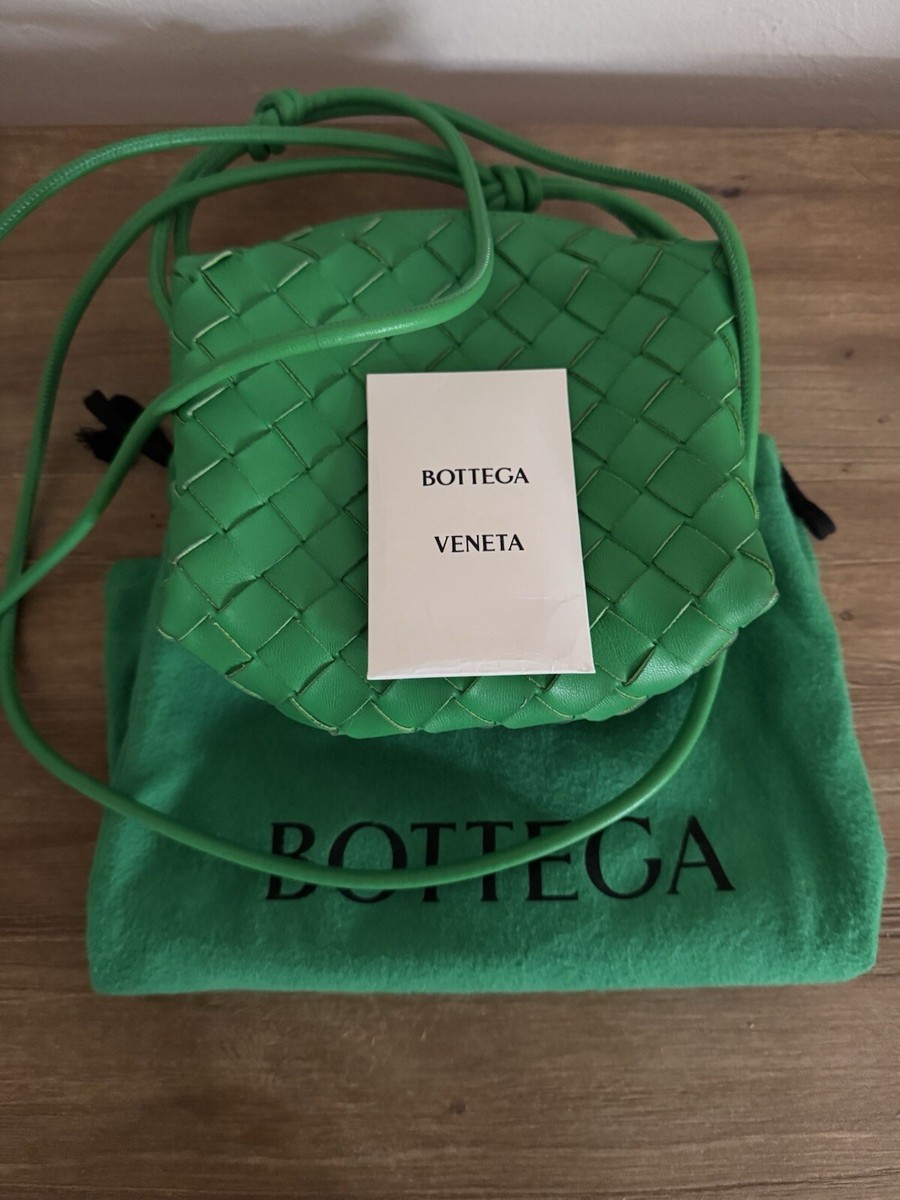 BOTTEGA VENETA Mini Loop Intrecciato Camera Bag Parakeet $2100 | eBay