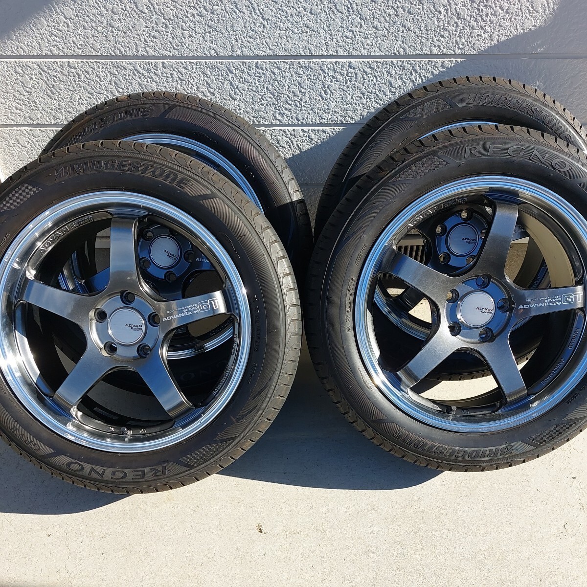 JDM ADVAN Racing GT 18x7.5+45 5x114.3 73mm Set4 wheels JAPAN JDM ADVAN Racing GT 18x7.5+45 5x114.3 73mm Set4 wheels JAPAN