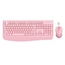 EDJO Wireless Keyboard and Mouse Combo, 2.4G Full-Sized Ergonomic Computer Ke...