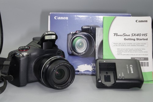 Boxed Canon SX40HS 12.1MP 35X Zoom Digital Bridge Camera - Picture 4 of 11