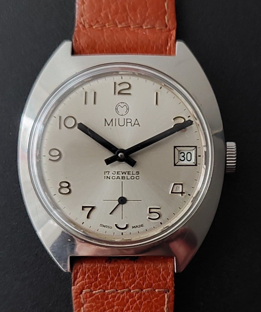 Orologio Meccanico Vintage Miura Ferrovie Dello Stato Anni 70