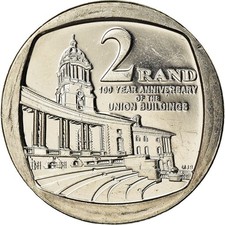 South Africa | 2 Rand Coin | Union Buildings | 100th Anniversary | Uc:101 | 2014