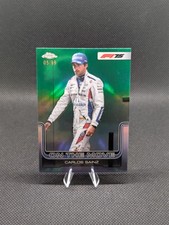 2025 Topps Chrome F1 Carlos Sainz On The Move #189 True Green Refractor /99