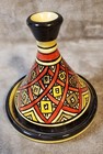 Moroccan Serving Tagine Handmade Ceramic Tajine Dish Exquisite 6 inches Yellow