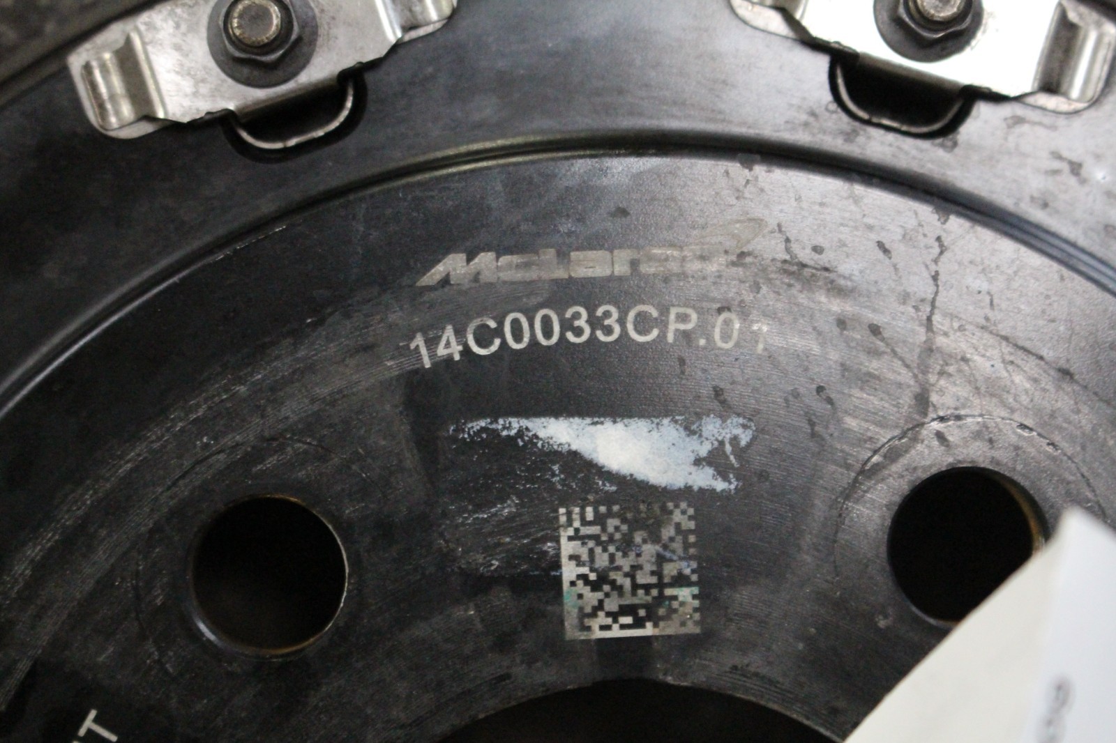 Mclaren 720S, RH, Front Brake Rotor, Carbon Ceramic, Chipped, Used, 14C0033CP
