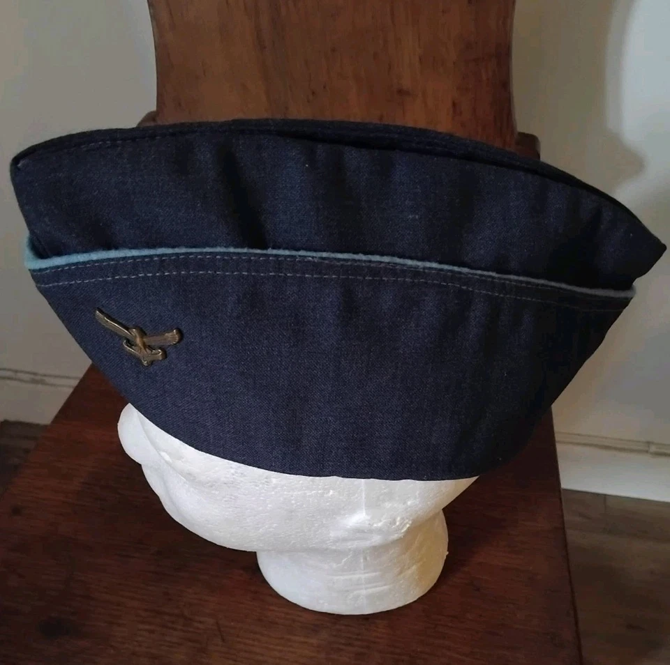 SAAF SOUTH AFRICAN AIR FORCE  Forage Cap 58cm 1980's  - Image 2 of 4
