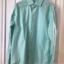 Men s Eton Contemporary Cotton LS Button Down Shirt Size 42 / 16 1/2 NWOT