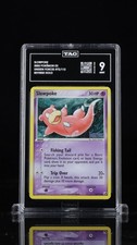 PSA TAG 9 Slowpoke 72/115 Reverse Holo Stamp - Unseen Forces Graded Pokemon Card on eBay