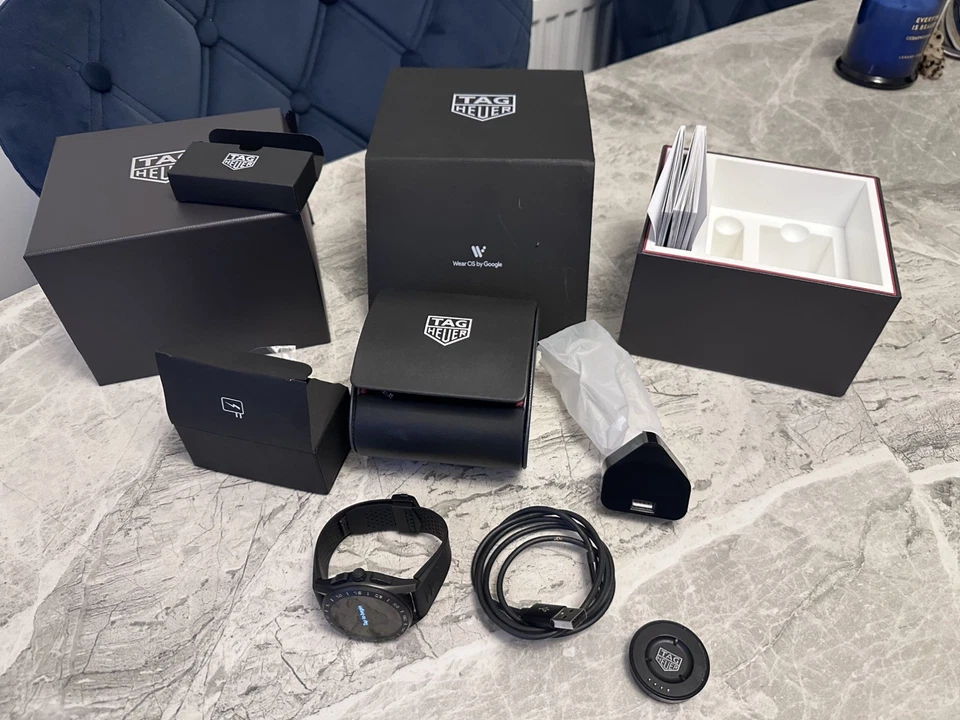 Часы Tag Heuer Connected E3 45 мм черный титан SBG8A80. - Изображение 4 из 4