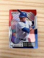 2021 Panini Prizm Old School Prizms Red White and Blue #2 Ken Griffey Jr.