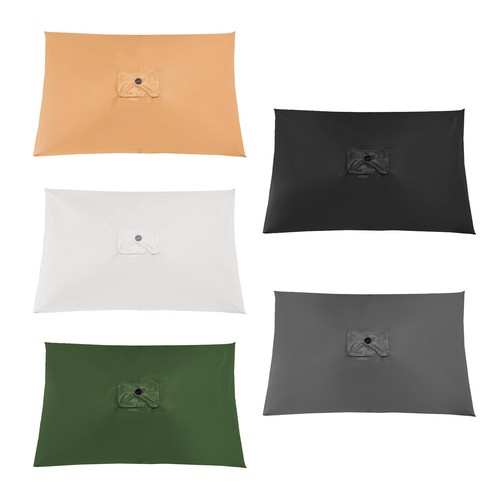 Waterproof Patio Umbrella Replacement Fabric Parasol Garden Canopy 200*300cm - Picture 21 of 24