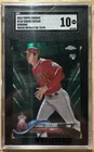 2018 Topps Chrome Shohei Ohtani #150 Green Refractor Red Jer /99 SGC 10