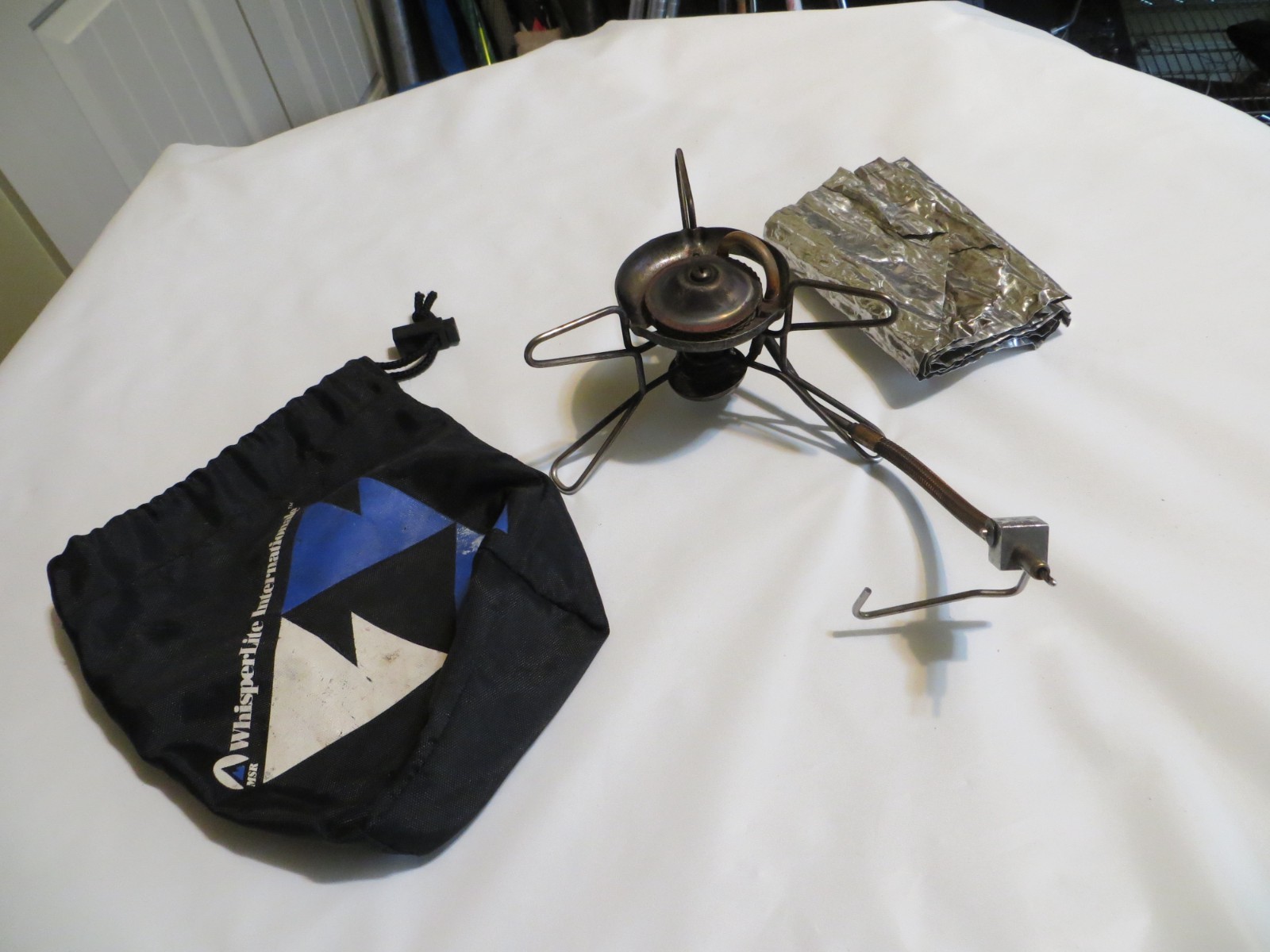 MSR WhisperLite Backpacking Stove Camping White Gas Ultralight USED