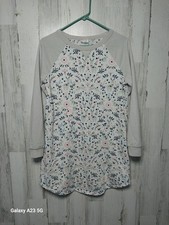 Gymboree Bunny Deer Enchanted Forest Woodland Print Girls Nightgown 14