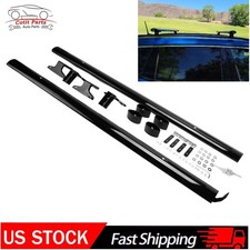 Cross Bar For 2018-2025 Jeep Compass Roof Rack Rail Aluminum Black Cargo Durable