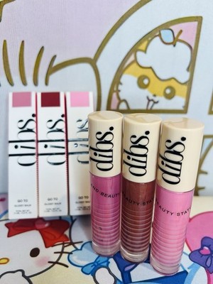 Dibs Go To Glossy Balm - Bundle Set - Rock Candy, Italian Soda, MIMS