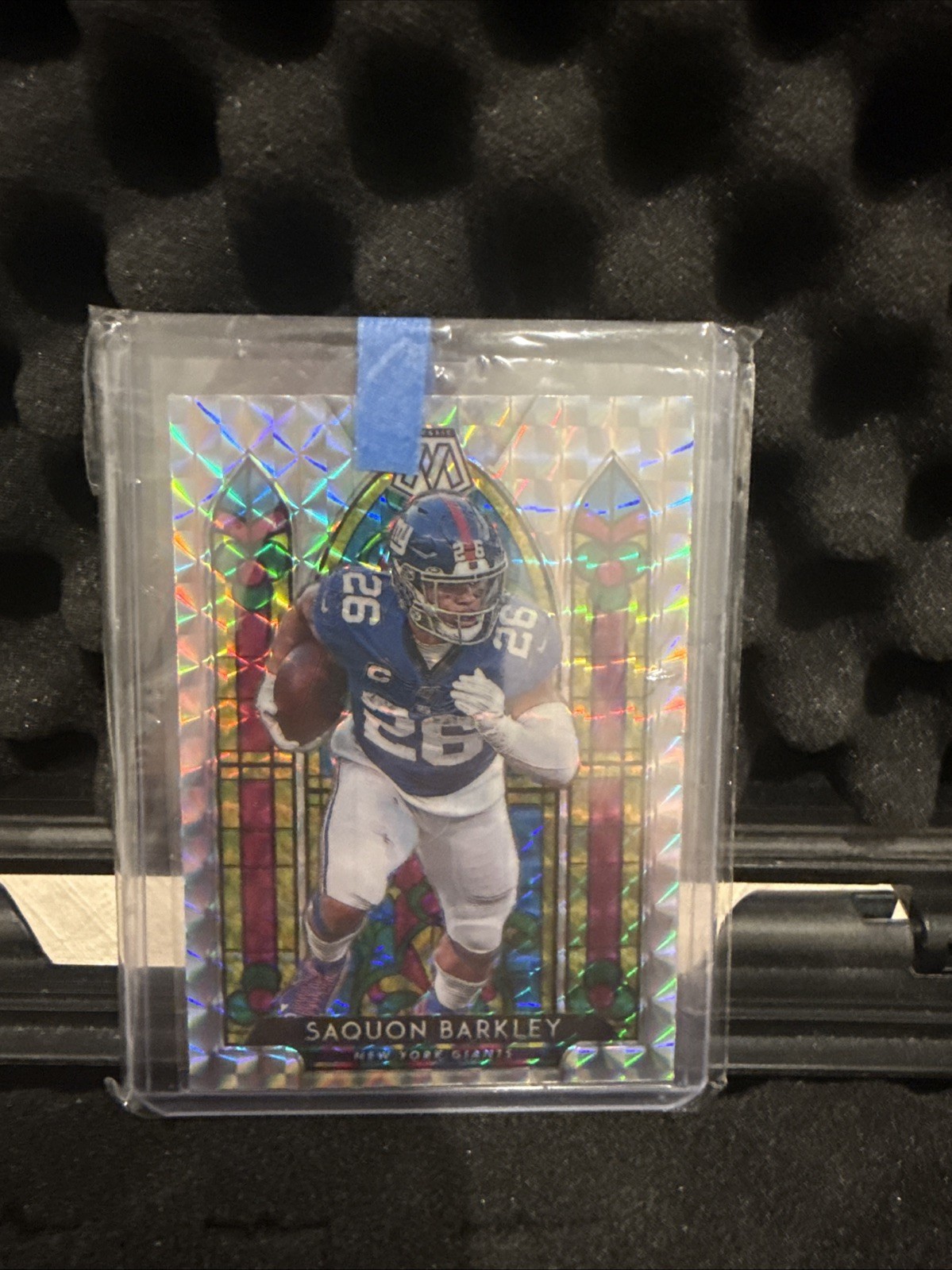 2020 Panini Mosaic - Stained Glass Saquon Barkley #SG7